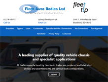 Tablet Screenshot of fleettip.co.uk
